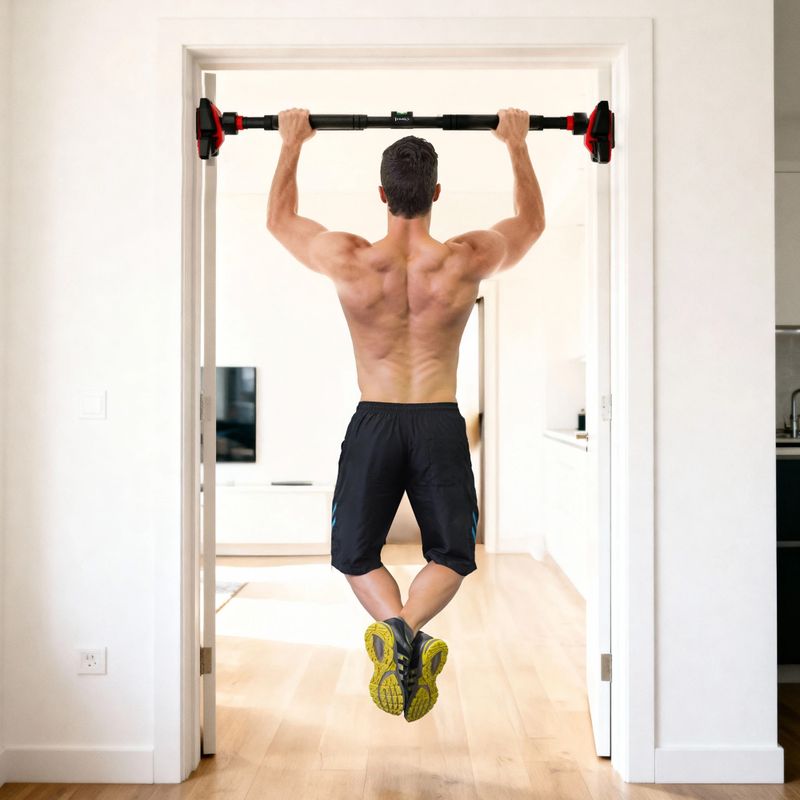 Drążek do podciągania HMS DD300 black/red 9