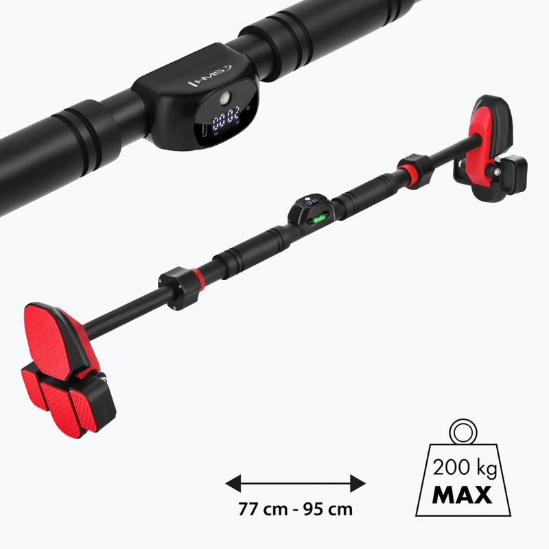 Drążek do podciągania HMS DD500 black/red 7