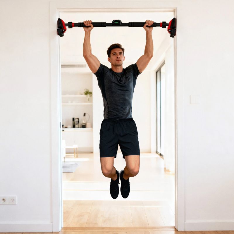 Drążek do podciągania HMS DD500 black/red 11