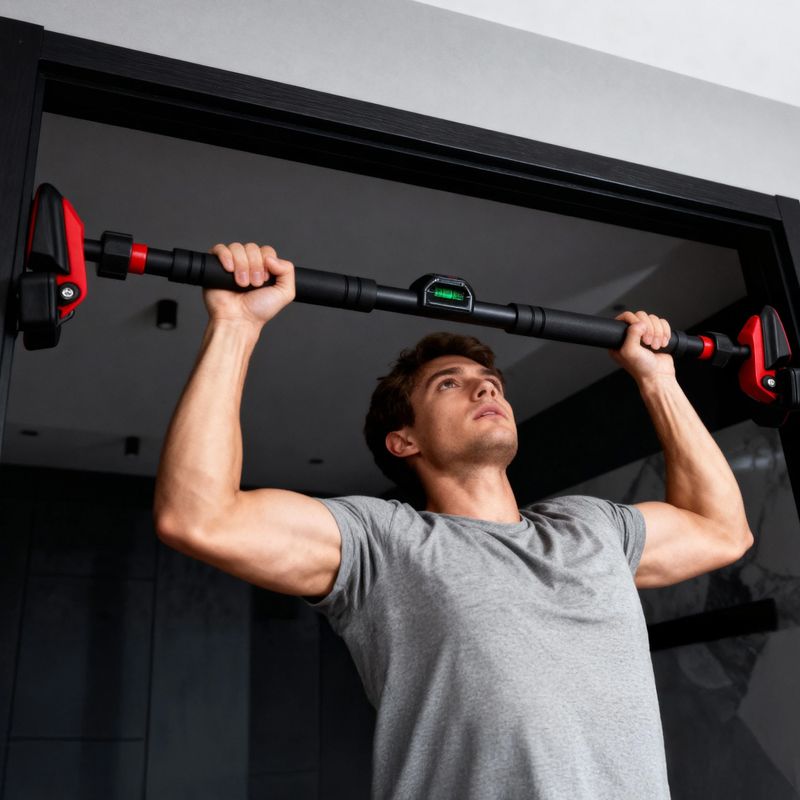 Drążek do podciągania HMS DD500 black/red 12