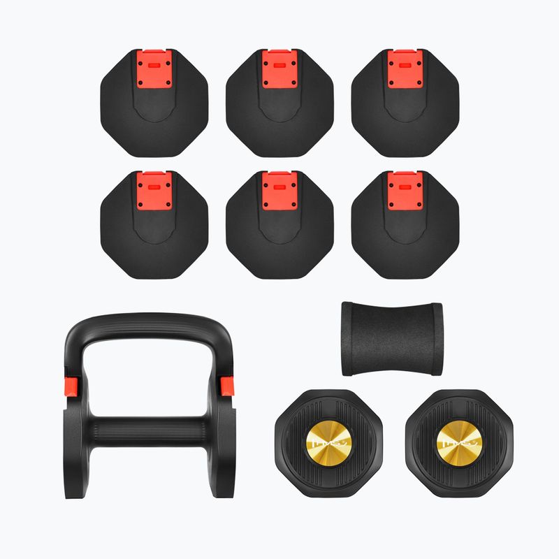 Hantel regulowany HMS HL05 3w1 11,34 kg kg black/red 3