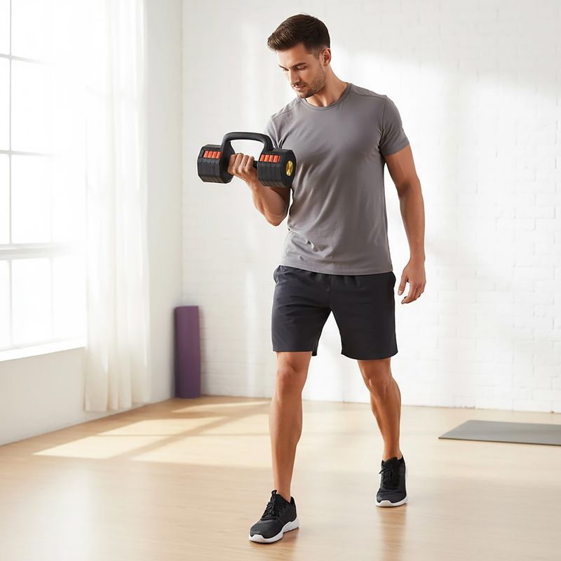 Hantel regulowany HMS HL05 3w1 11,34 kg kg black/red 9