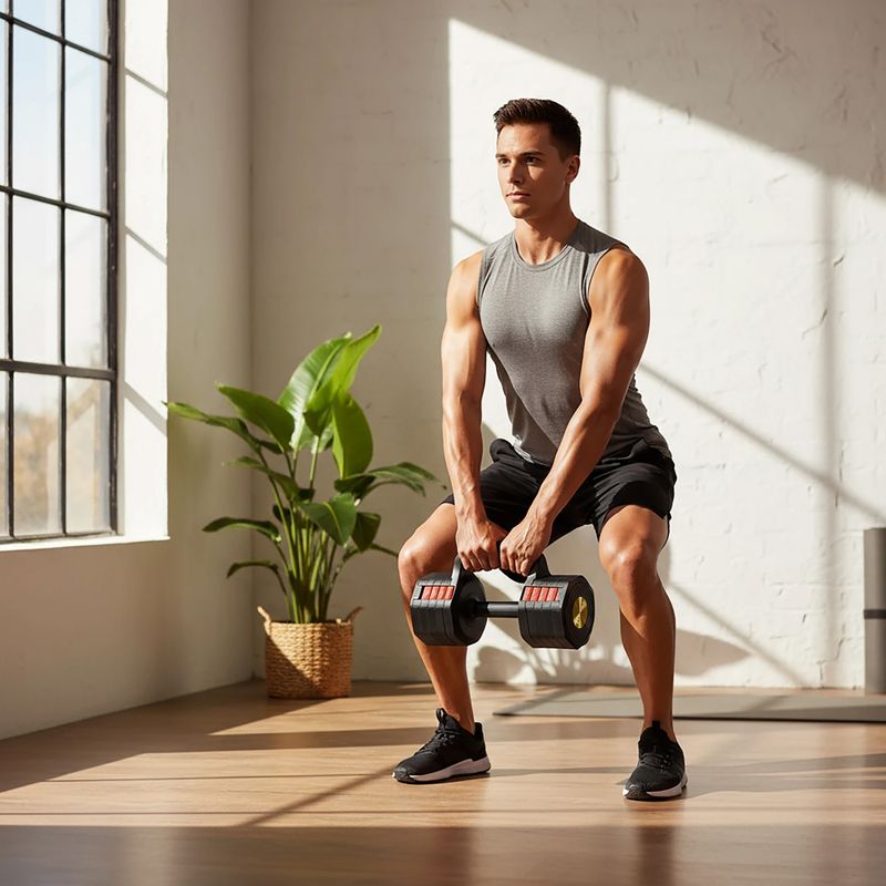 Hantel regulowany HMS HL05 3w1 11,34 kg kg black/red 11