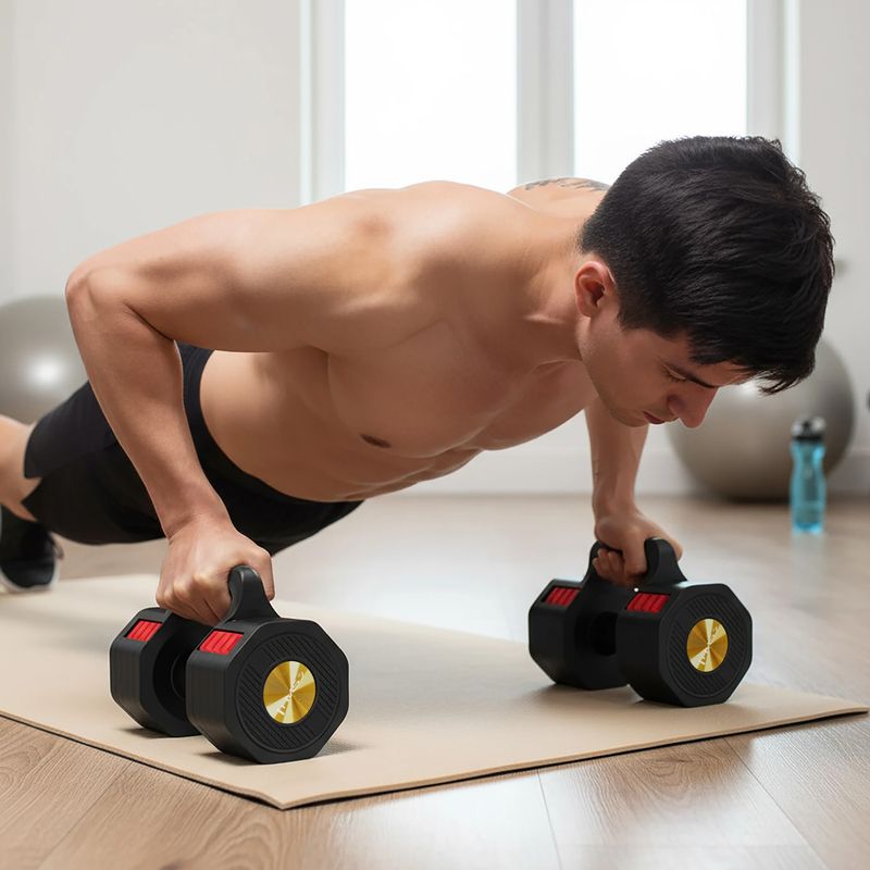 Hantel regulowany HMS HL05 3w1 11,34 kg kg black/red 12