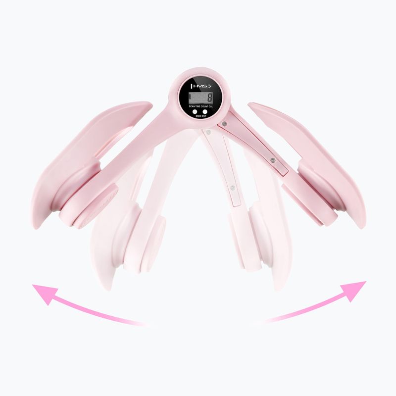 Agrafka do ćwiczeń HMS TM02 z licznikiem TPE pink 4