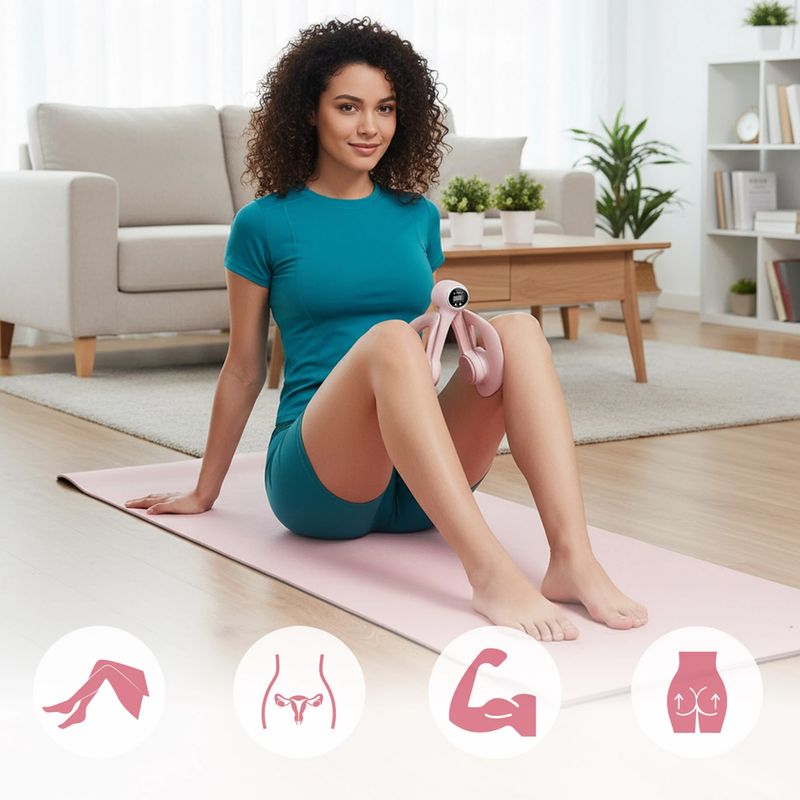 Agrafka do ćwiczeń HMS TM02 z licznikiem TPE pink 11