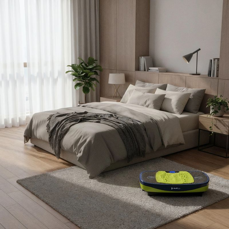 Platforma wibracyjna HMS SVP11 dark blue/lime 10