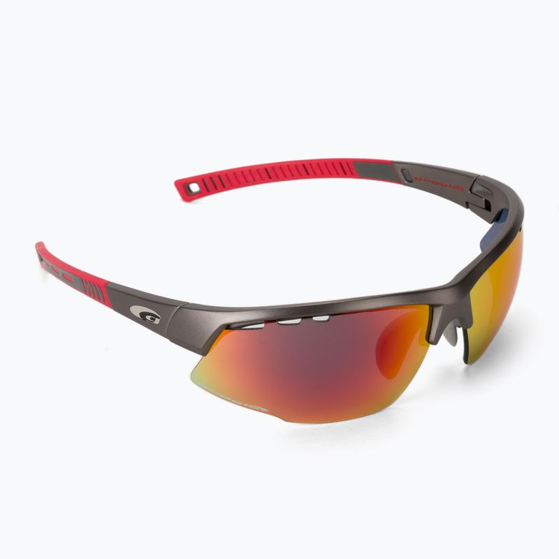 Okulary przeciwsłoneczne GOG Falcon Xtreme matt gun/red/polychromatic red 2