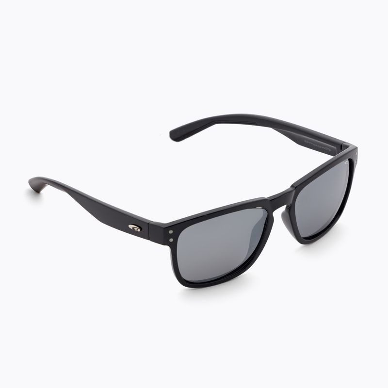 Okulary przeciwsłoneczne GOG Hobson black/silver mirror