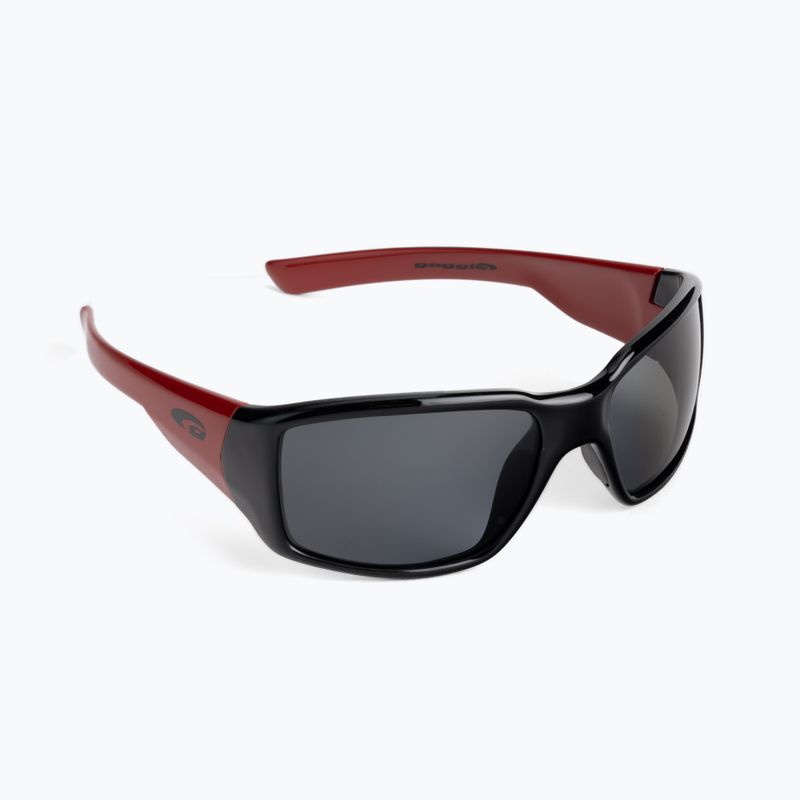 Okulary przeciwsłoneczne dziecięce GOG Jungle black/red/smoke
