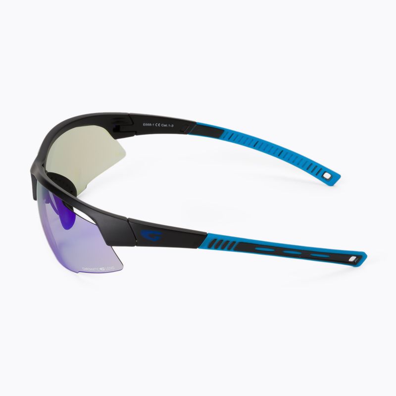 Okulary przeciwsłoneczne GOG Falcon C matt black/blue/polychromatic blue 4