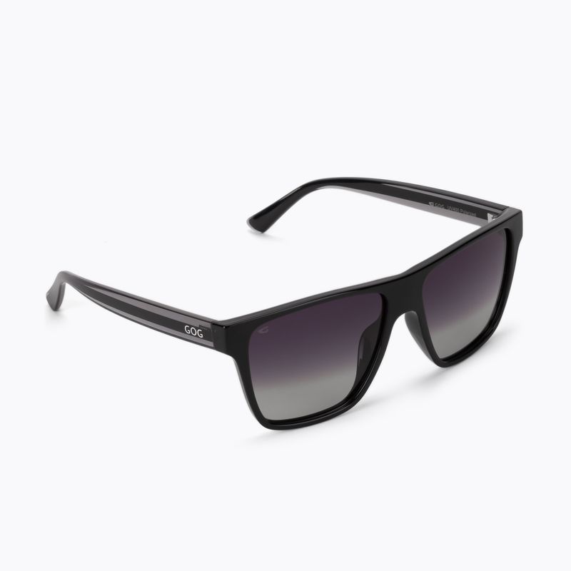Okulary przeciwsłoneczne GOG Nolino black/cristal grey/gradient smoke