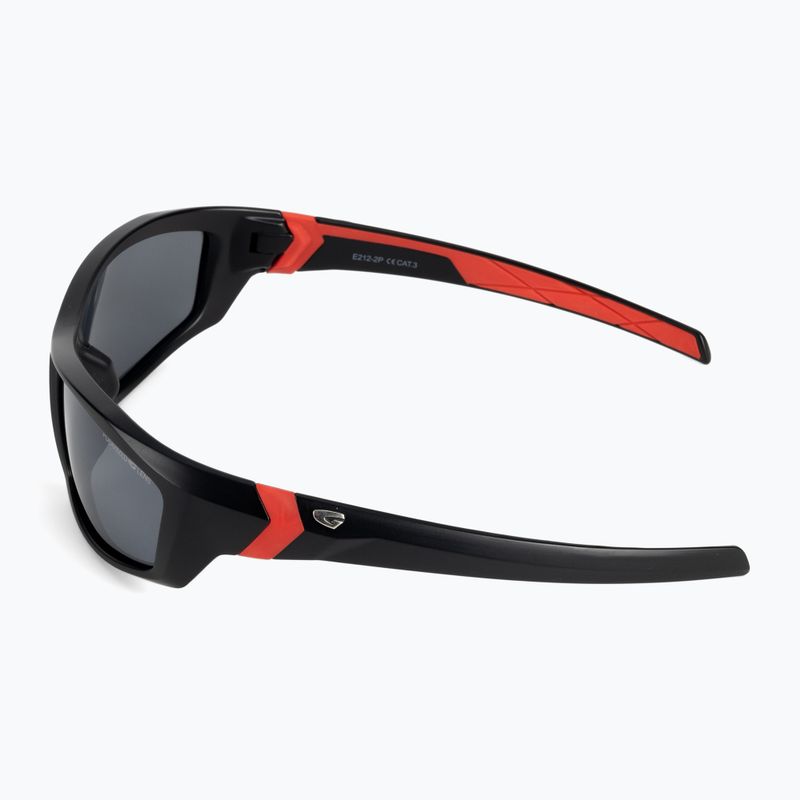 Okulary przeciwsłoneczne GOG Arrow matt black/red/flash mirror 4