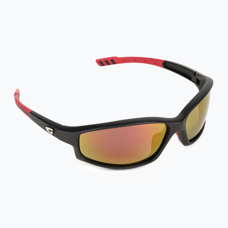 Okulary przeciwsłoneczne GOG Calypso matt black/red/red mirror