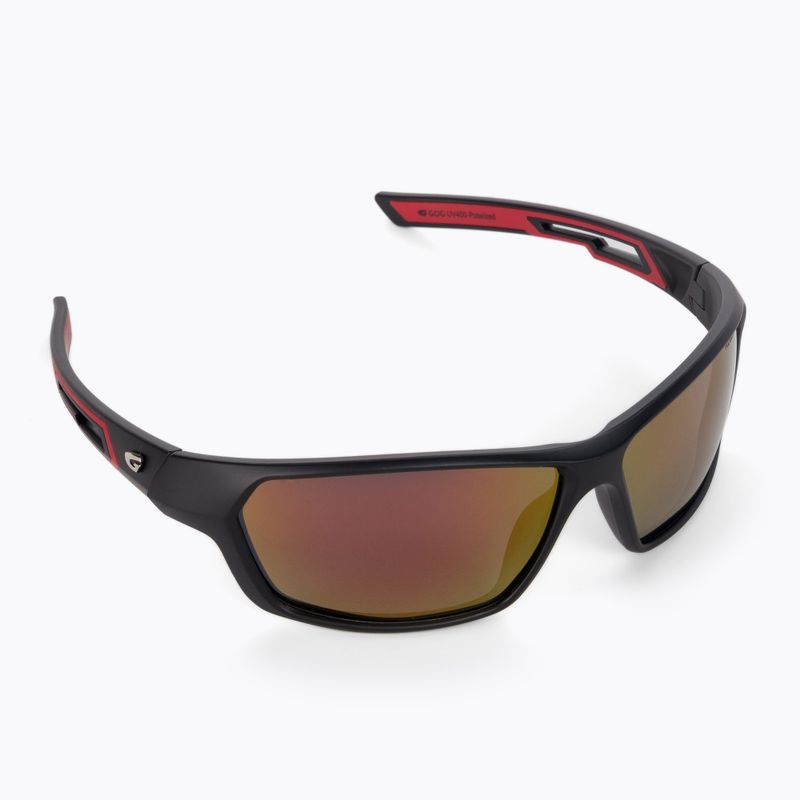 Okulary przeciwsłoneczne GOG Jil matt black/red/red mirror