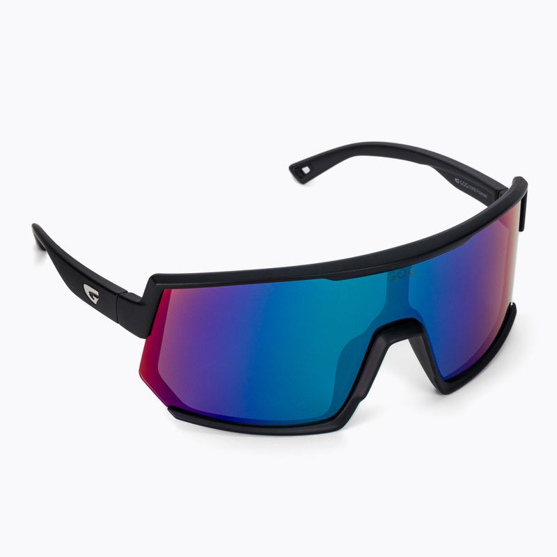 Okulary przeciwsłoneczne GOG Zeus matt black/polychromatic green