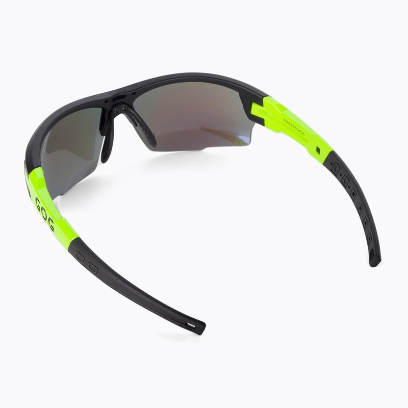 Okulary przeciwsłoneczne GOG Steno matt black/green/ polychromatic white/blue 4