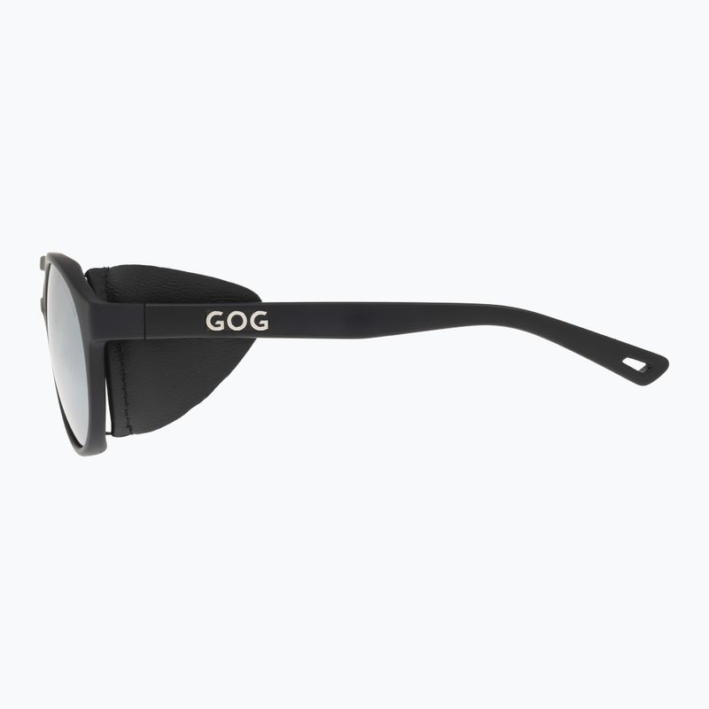 Okulary przeciwsłoneczne GOG Nanga matt black/silver mirror 8