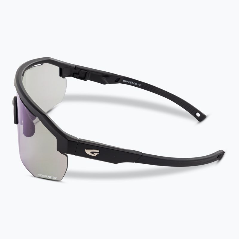 Okulary przeciwsłoneczne GOG Argo C matt black/polychromatic green 4