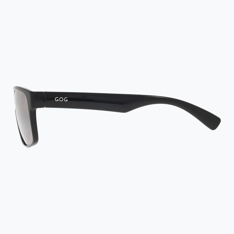 Okulary przeciwsłoneczne GOG Logan black/silver mirror 7