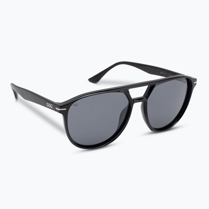 Okulary przeciwsłoneczne GOG Harper black/flash mirror/polychromatic white-blue