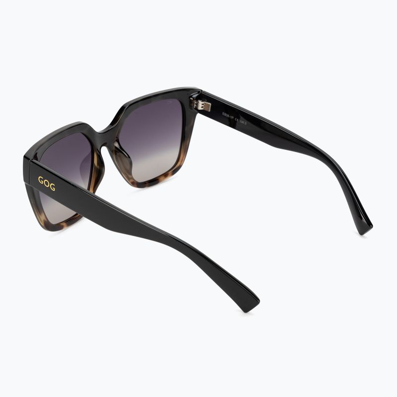 Okulary przeciwsłoneczne damskie GOG Hazel black/brown demi/gradient smoke 2