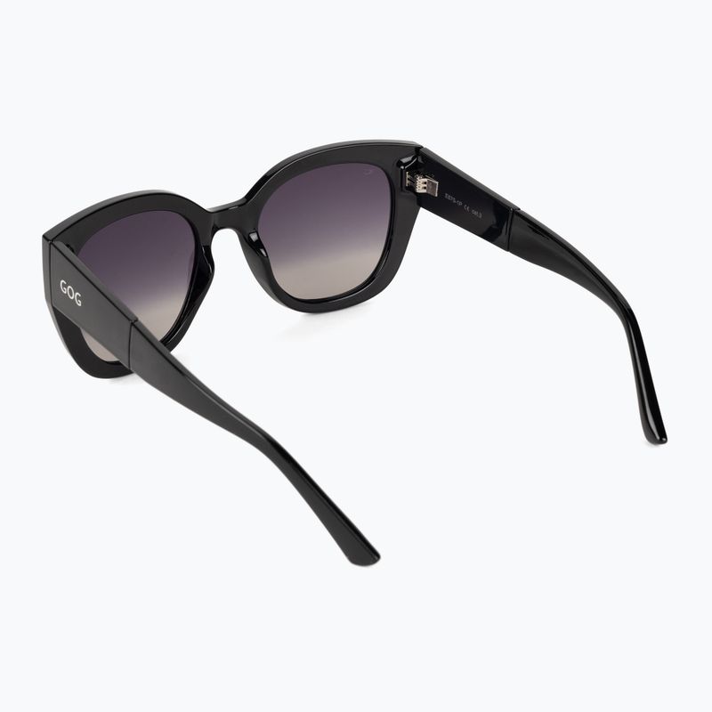 Okulary przeciwsłoneczne damskie GOG Claire black/gradient smoke 2