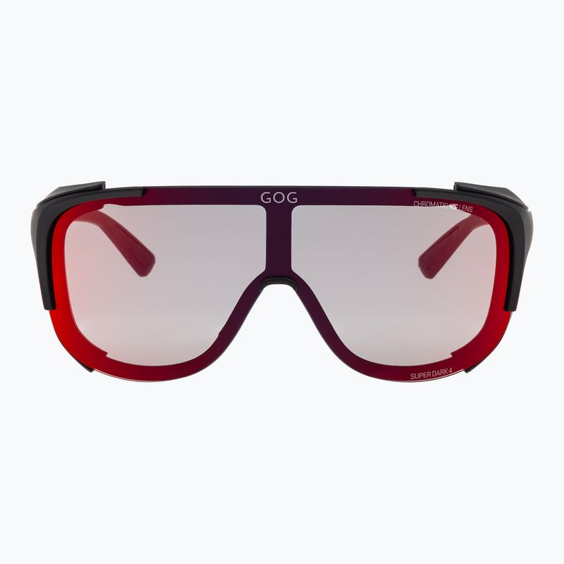 Okulary przeciwsłoneczne GOG Tatra matt black/polychromatic red 5