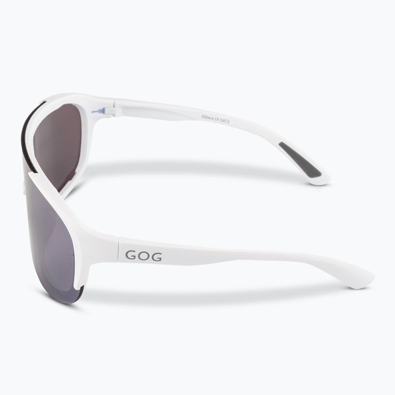 Okulary przeciwsłoneczne GOG Medusa matt white/grey/silver mirror 4