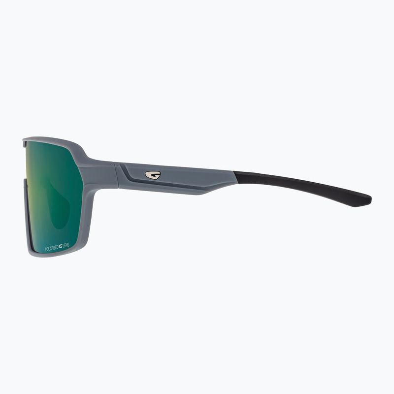 Okulary przeciwsłoneczne GOG Kronos matt grey/black/polychromatic green 7