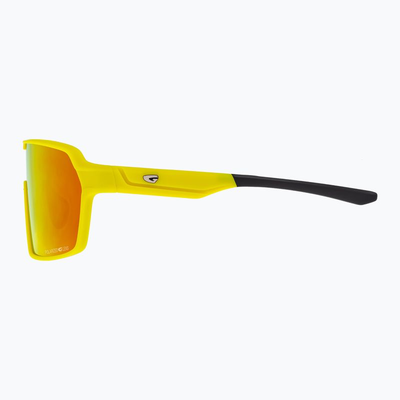 Okulary przeciwsłoneczne GOG Kronos matt neon yellow/black/ polychromatic red 7