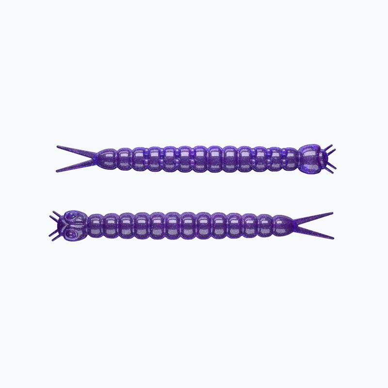 Przynęta gumowa Libra Lures Slight Worm Krill 15 szt. purple with glitter