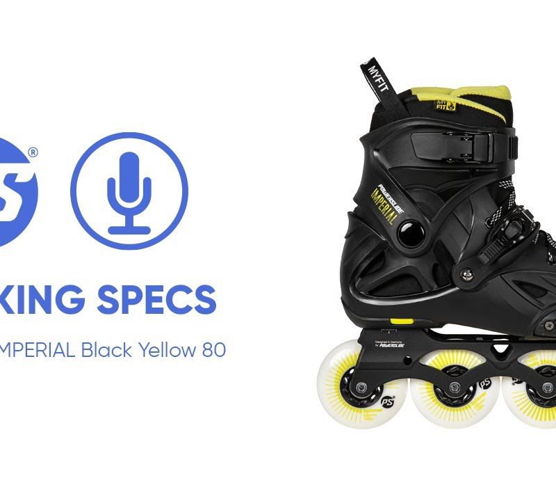 Rolki męskie Powerslide Imperial One 80 black/yellow 16