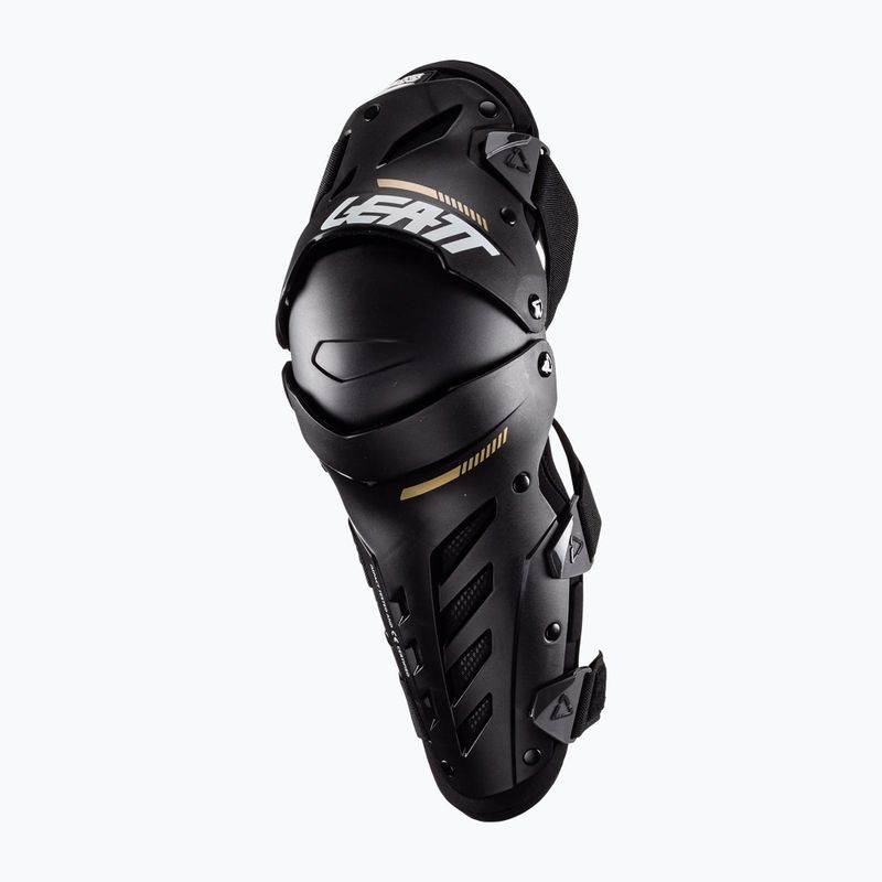 Ochraniacze rowerowe na kolana i piszczele dziecięce Leatt Dual Axis black 2