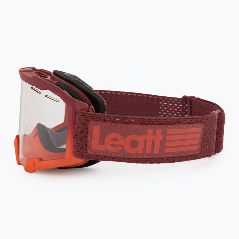Gogle rowerowe Leatt Velocity 4.0 MTB flame/clear 4