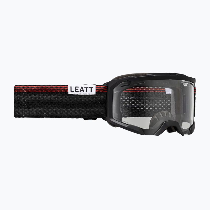 Gogle rowerowe Leatt Velocity 4.0 MTB X-Flow black/clear