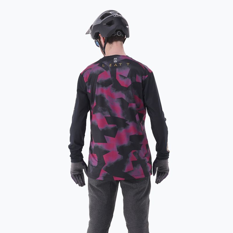 Longsleeve rowerowy męski Leatt MTB Gravity 3.0 purple 2