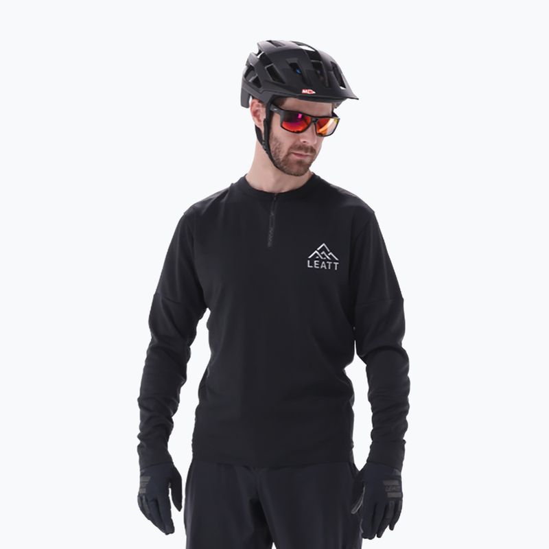 Longsleeve rowerowy męski Leatt MTB Trail 4.0 black