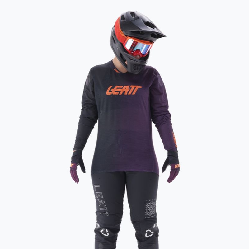 Longsleeve rowerowy damski Leatt MTB Gravity 4.0 W purple