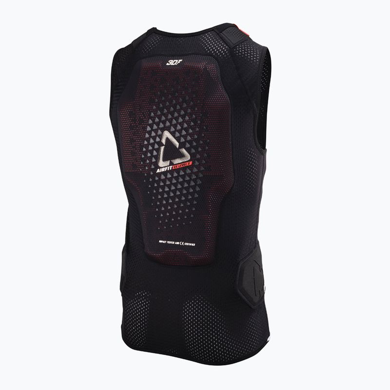 Koszulka rowerowa z ochraniaczami męska Leatt 3DF AirFit Evo Back Protector black 2