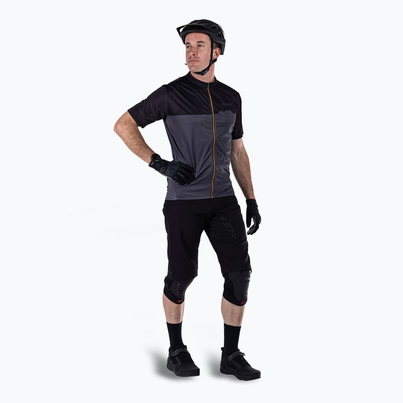Koszulka rowerowa męska Leatt MTB Trail 3.0 black 2