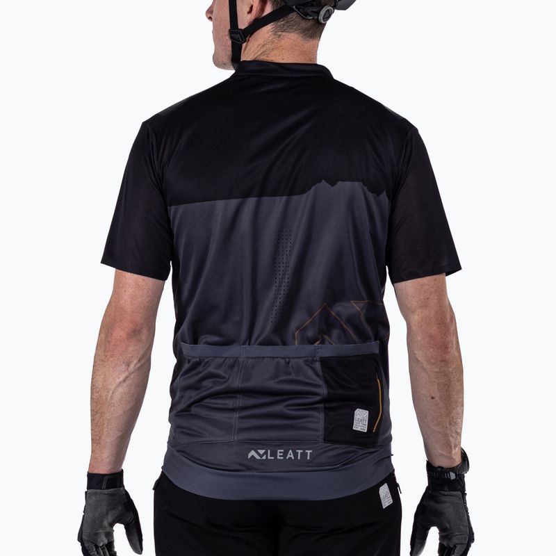 Koszulka rowerowa męska Leatt MTB Trail 3.0 black 3