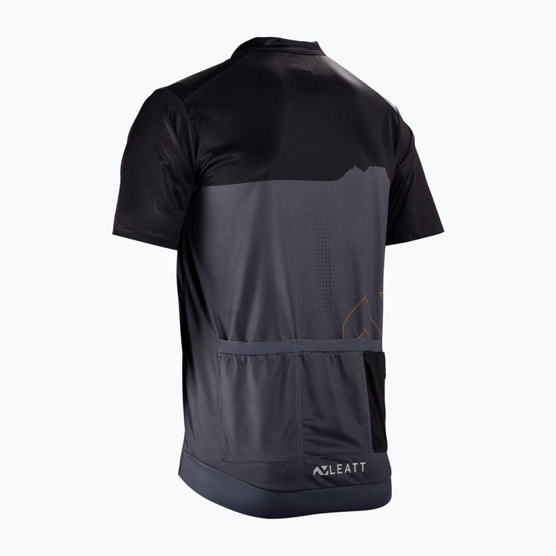 Koszulka rowerowa męska Leatt MTB Trail 3.0 black 8
