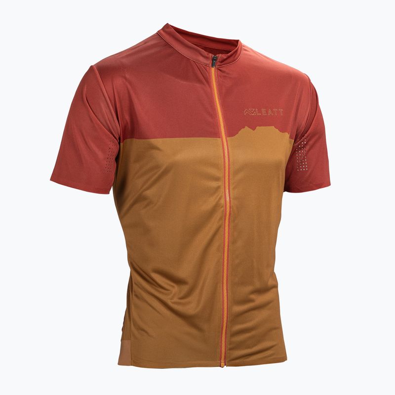 Koszulka rowerowa męska Leatt MTB Trail 3.0 lava 6