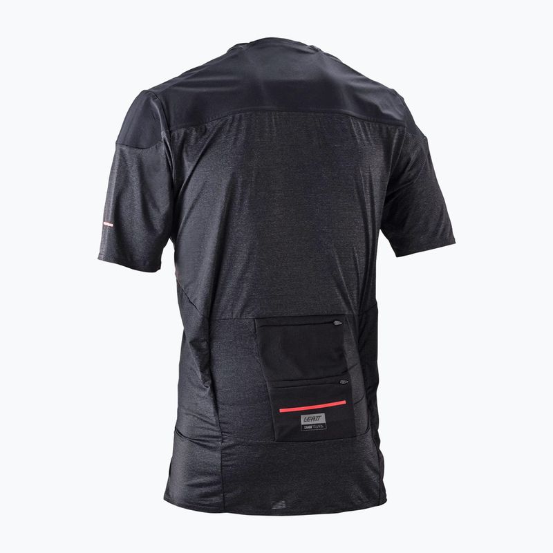 Koszulka rowerowa męska Leatt MTB Trail 6.0 Cargo ghost black 2
