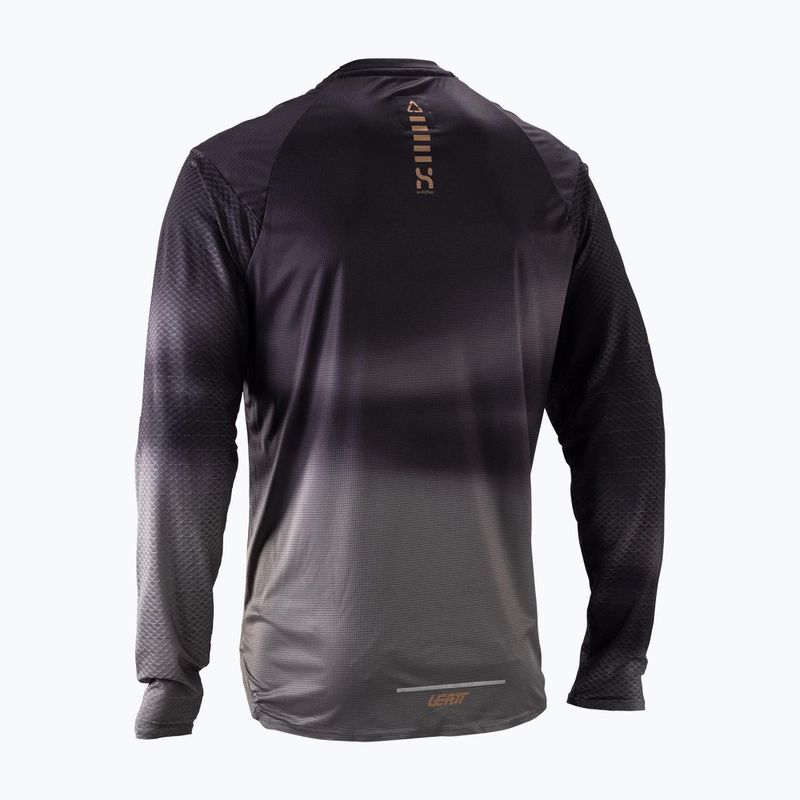 Longsleeve rowerowy męski Leatt MTB Trail 3.0 ghost black 2