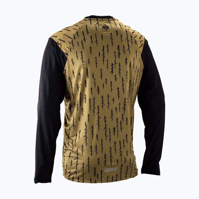Longsleeve rowerowy męski Leatt MTB Trail 3.0 trails brown 2