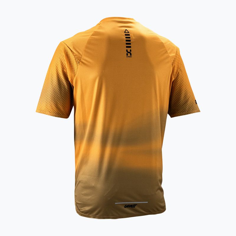 Koszulka rowerowa męska Leatt MTB Trail 3.0 lager yellow 2