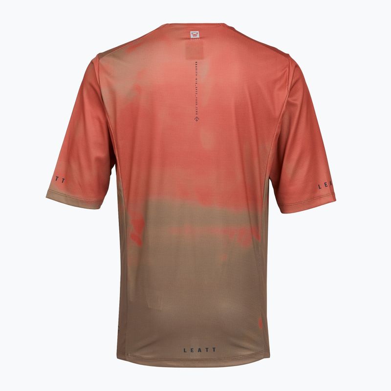 Koszulka rowerowa męska Leatt MTB Gravity 4.0 dusty red 2