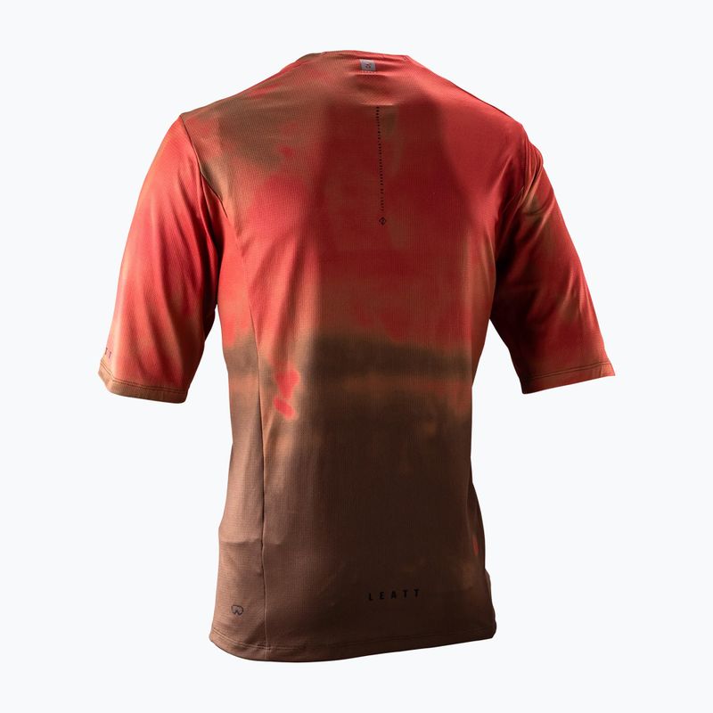 Koszulka rowerowa męska Leatt MTB Gravity 4.0 dusty red 2